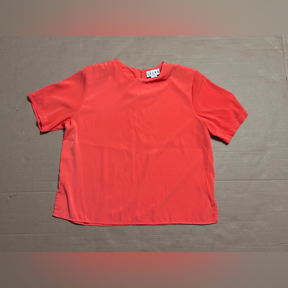 Bright orange Short Sleeve Top